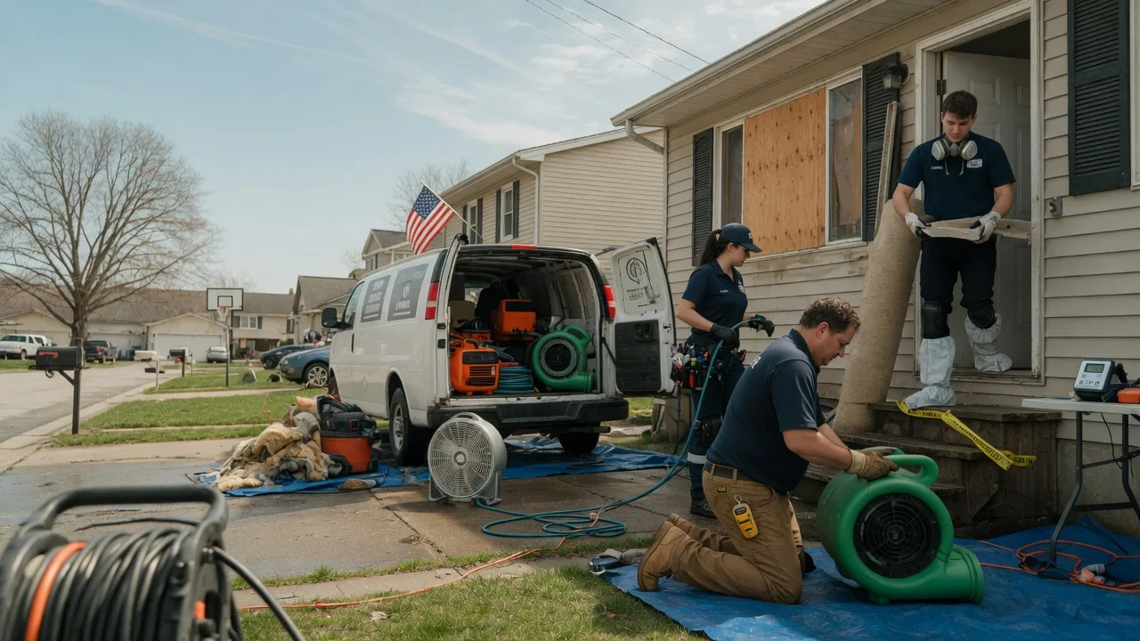 Water Damage Restoration in Amboy, IL near me